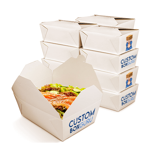 Custom Printed Burger Boxes with Logo at Wholesale - Custom Box Guru