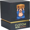Custom Black Cardboard Perfume Fragrance Gift Box Private Logo Printed Perfume Packaging Boxes