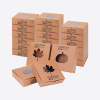 Brown Bakery Boxes with Window, Mini Cake Boxes, Dessert, Pastry, Small Treat Boxes