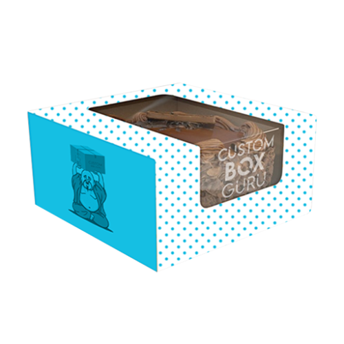 custom Four Corner Cake Box